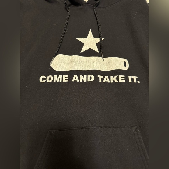 Hanes “Come And Take It” Hoodie Medium - Picture 3 of 6
